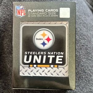 NFL Pittsburgh Steelers Steelers Nation Unite Playing Cards Standard Size